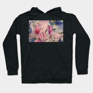 ABSTRACT MAGNOLIAS. Hoodie